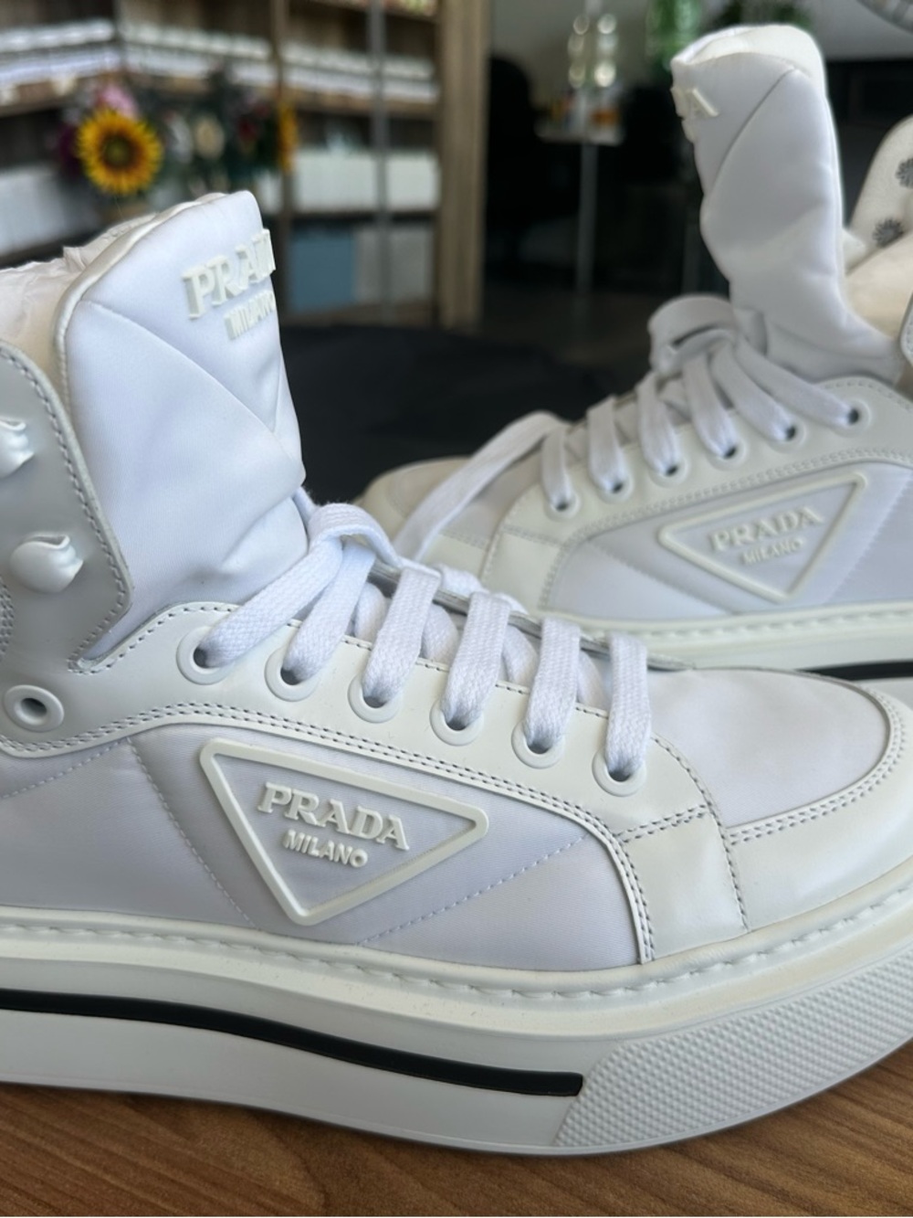 Prada high top Sneakers White